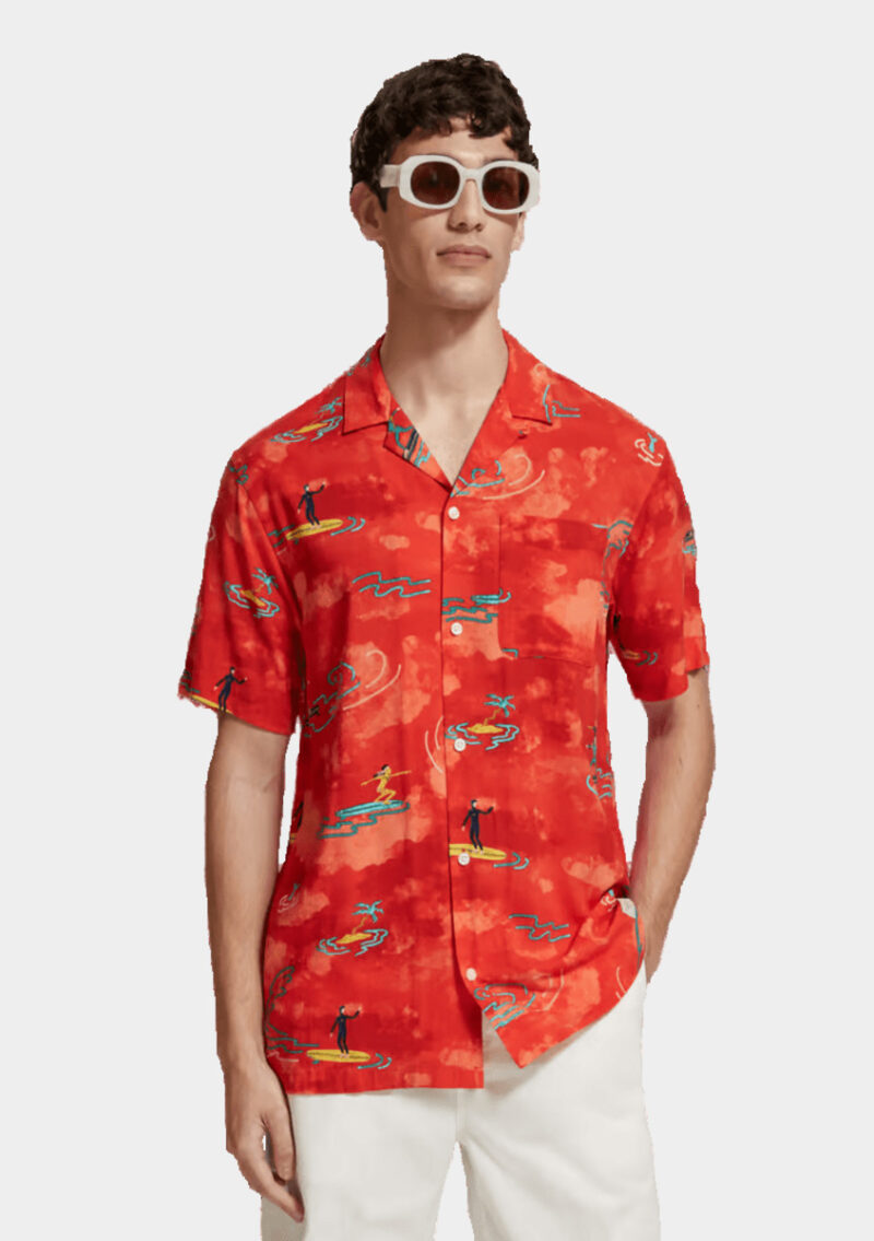 Camisa Allover Printed marca Scotch&Soda