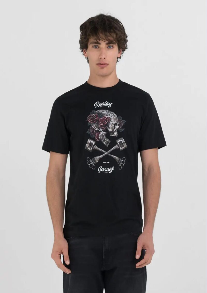 Camiseta calavera marca Replay