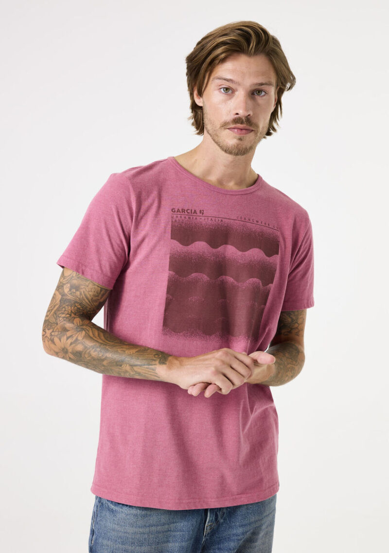 Camiseta estampado ondas marca Garcia