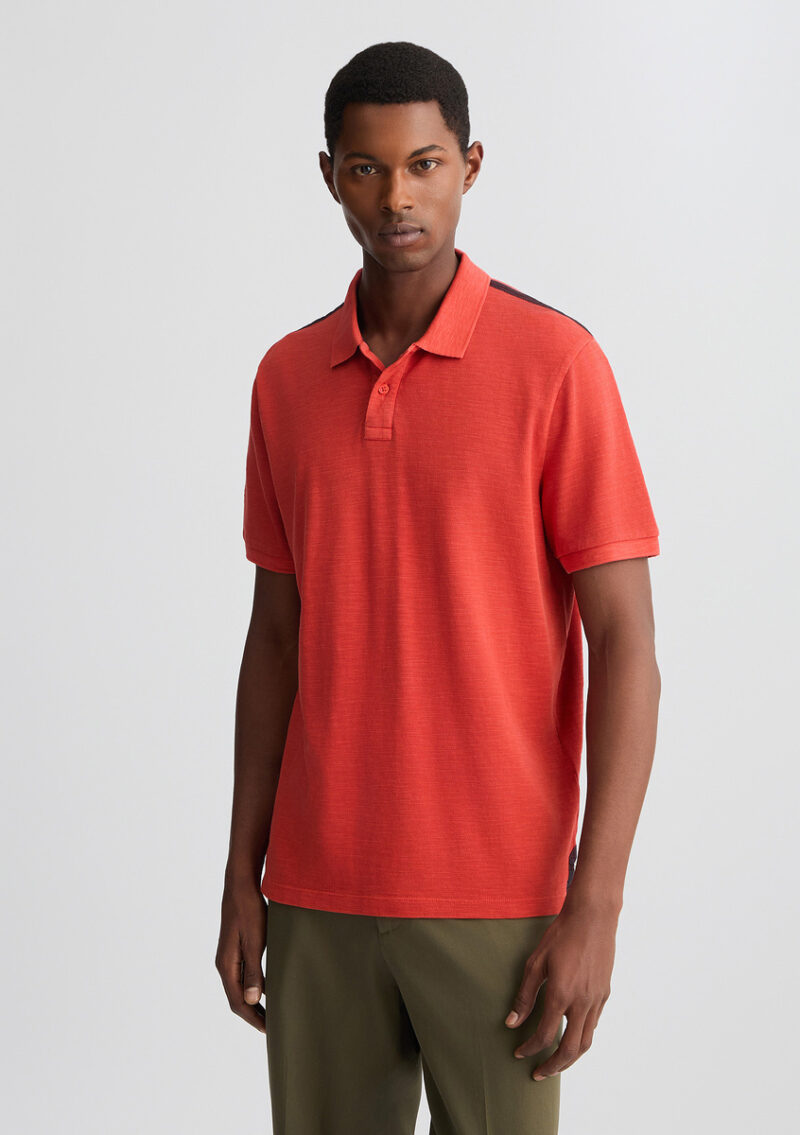 Polo jaspeado detalle hombro marca Liu Jo
