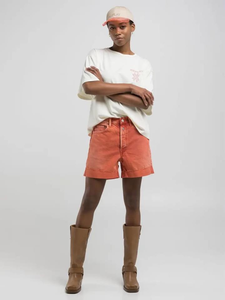 Short denim recycled Replay