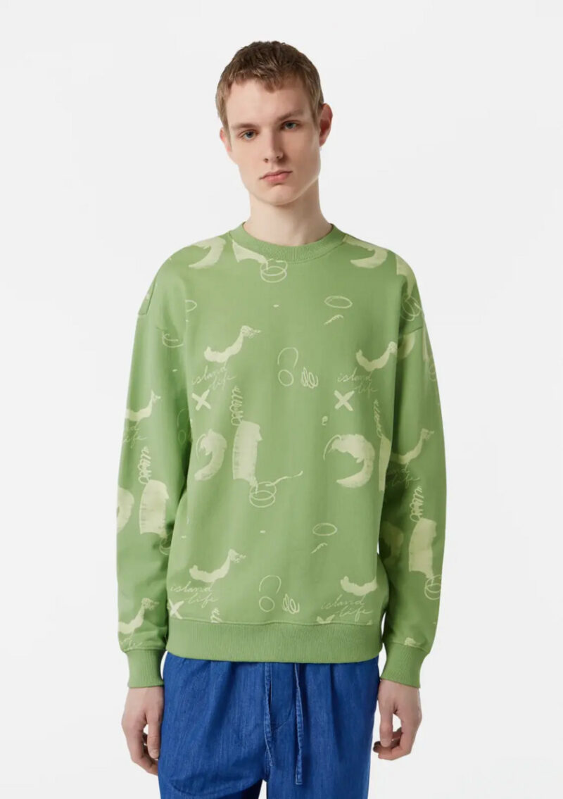Sudadera relaxed print marca Scotch & Soda