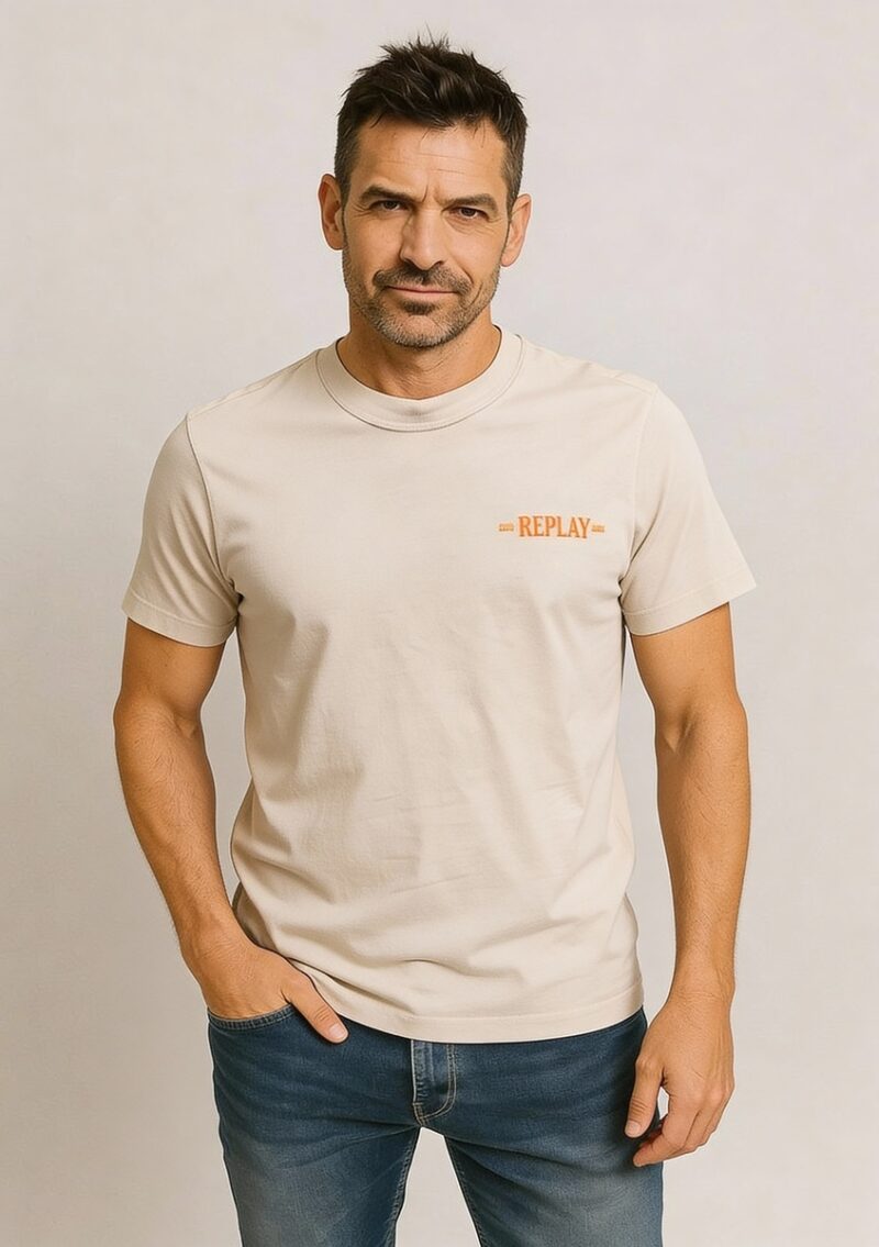 Camiseta Relieve marca Replay