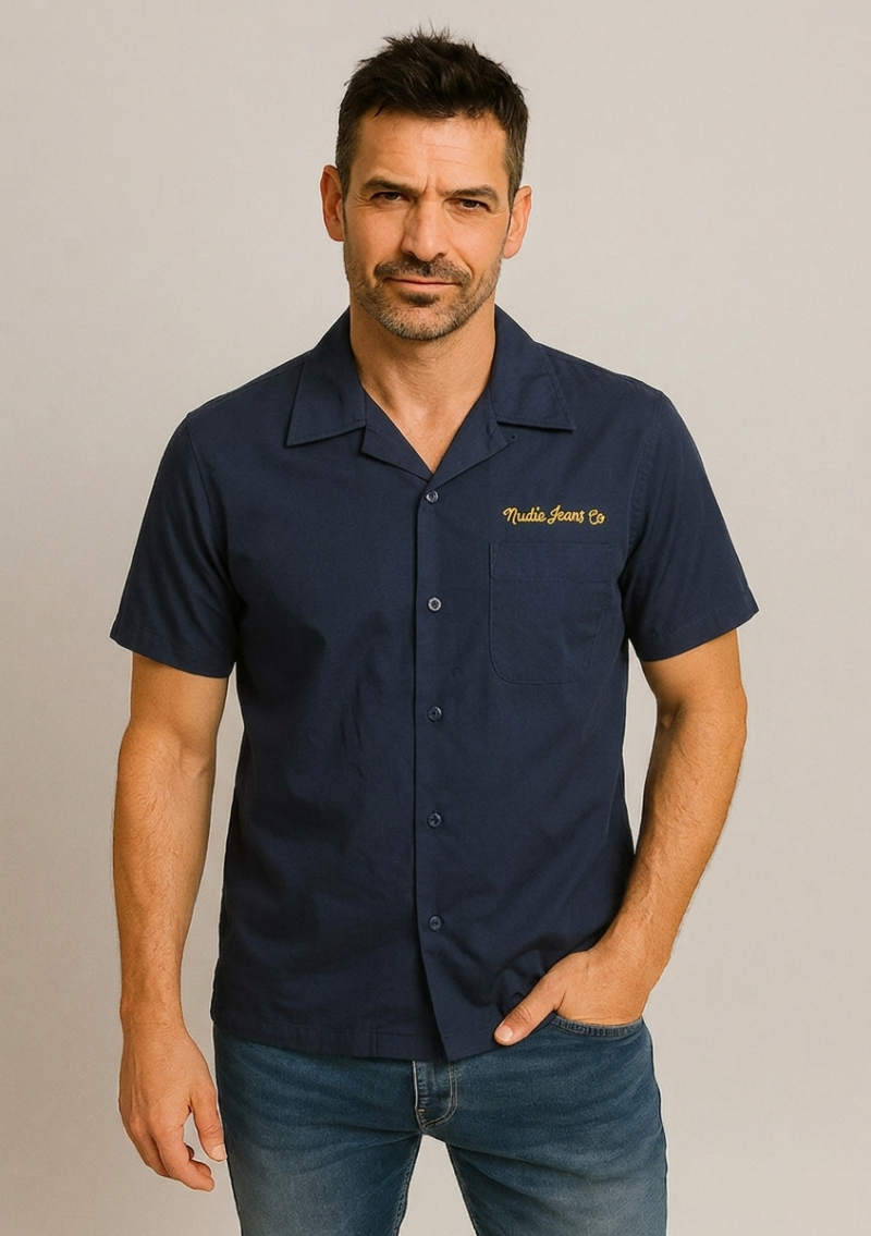 Camisa Arthur Bowling marca Nudie Jeans